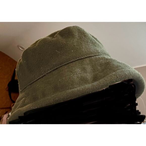 New York Hat & Cap Co. Green Wool Bucket Hat Rare Vintage - Picture 2 of 8